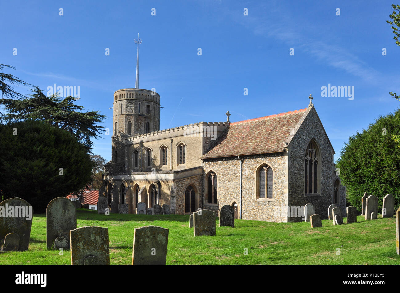 Church of St Mary, Swaffham Prior, Cambridgeshire, England, UK Stock Photo