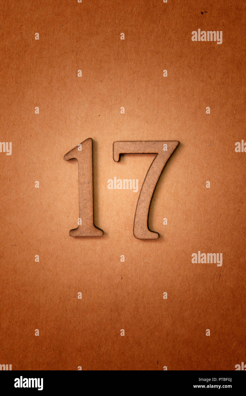 prime number seventeen Stock Photo Alamy