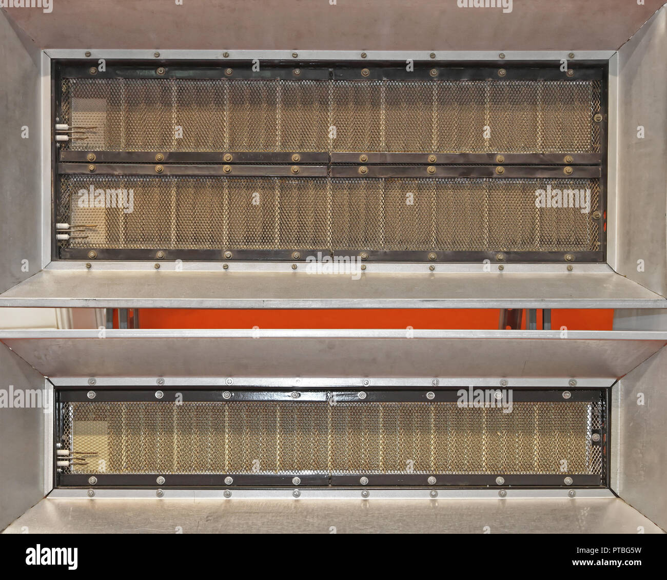 Propane Gas Burners Long Heating Elements Stock Photo Alamy