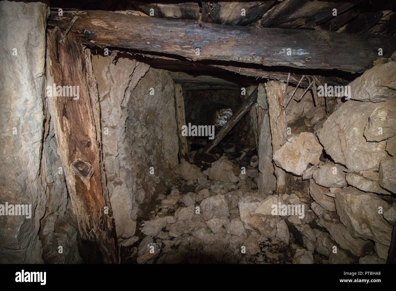 underground bunker Stock Photo