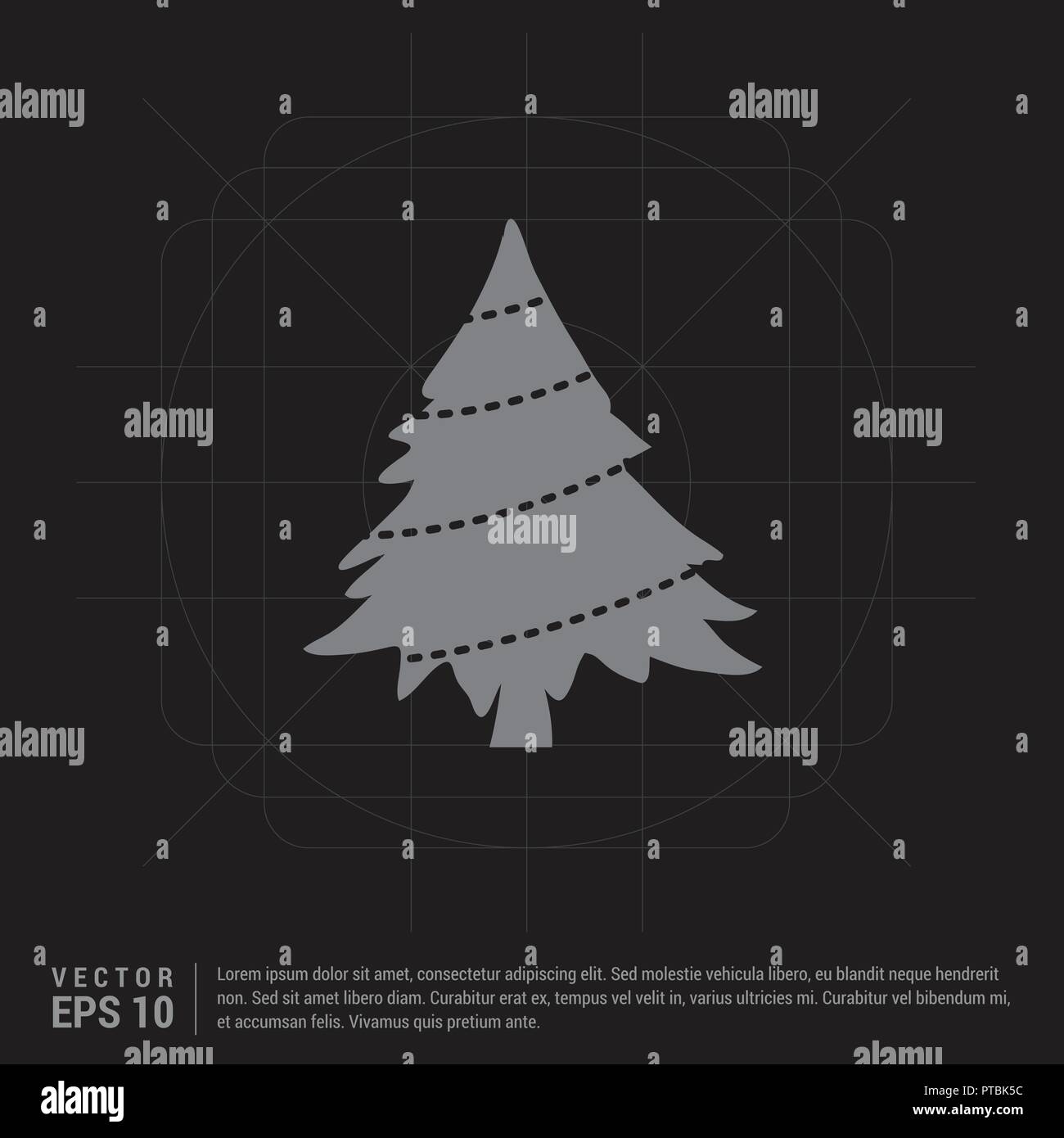 X-Mas Tree Icon Stock Vector Image & Art - Alamy