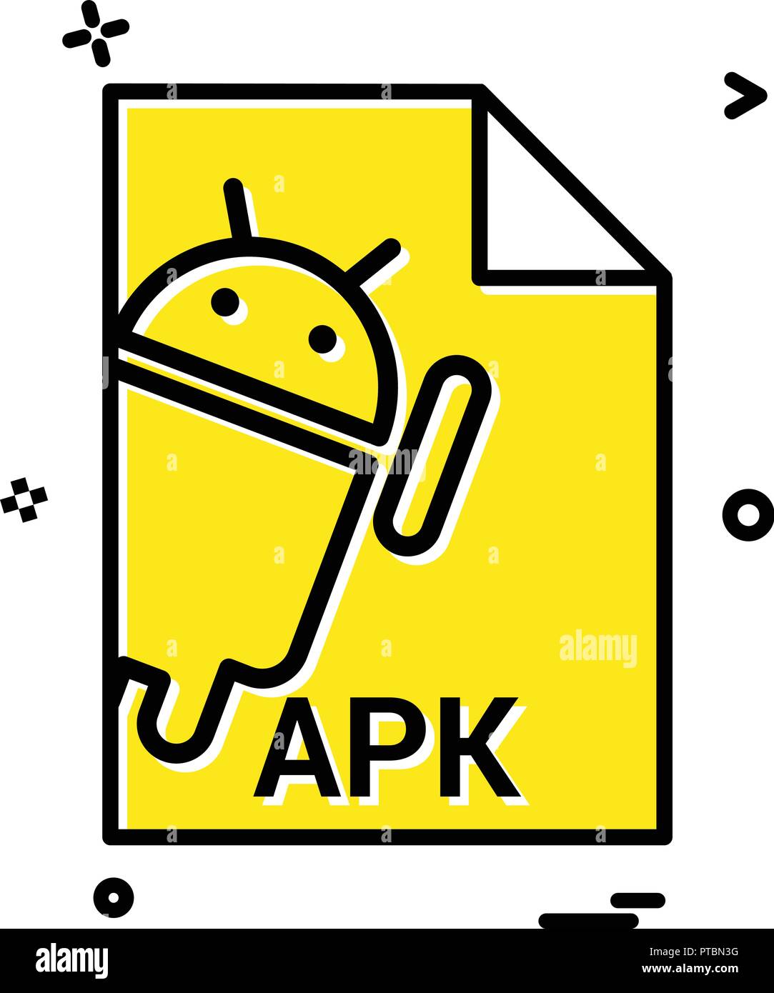 Apk icon Stock Vector Images - Alamy