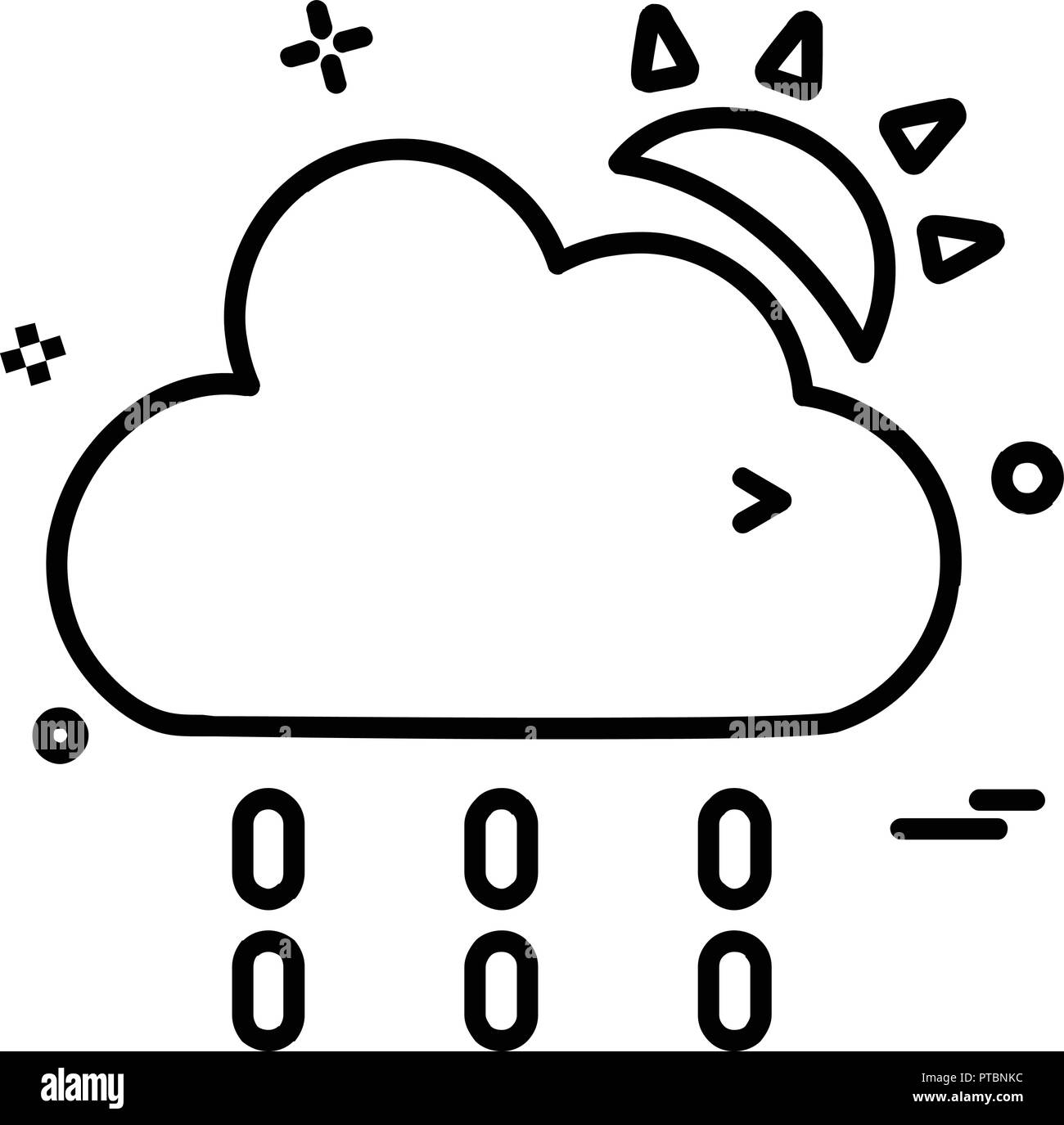 Cloud icon design vector Stock Vector Image & Art - Alamy