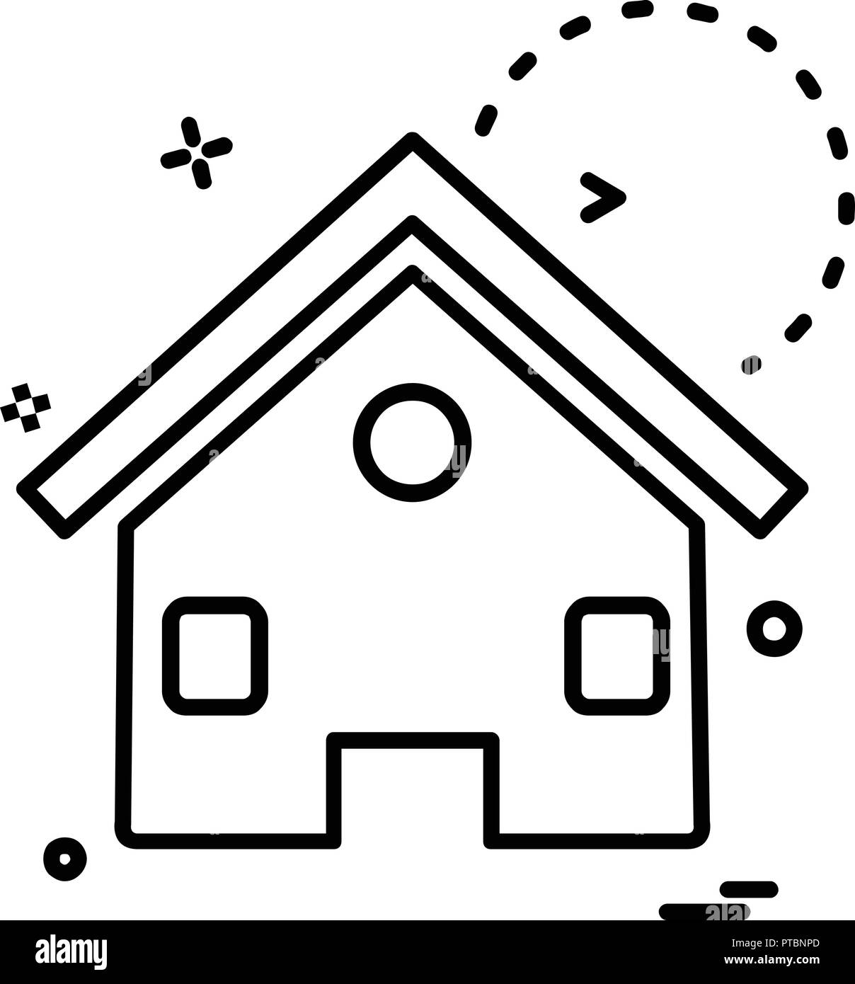 Real Estate icon design vector Stock Vector Image & Art - Alamy