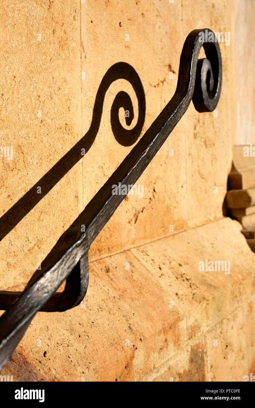 Stair Handrail, Bannister, Handrail & Brackets, Cast Iron, Industrial,  Vintage , Urban Rail, Retro, Wrought Iron, Hand Made,white and Black -   Denmark