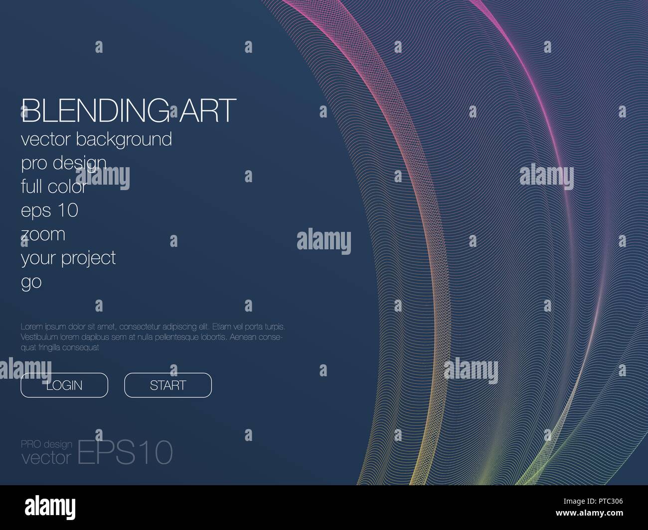 Futuristic user interface. UI Technology background vector Stock Vector