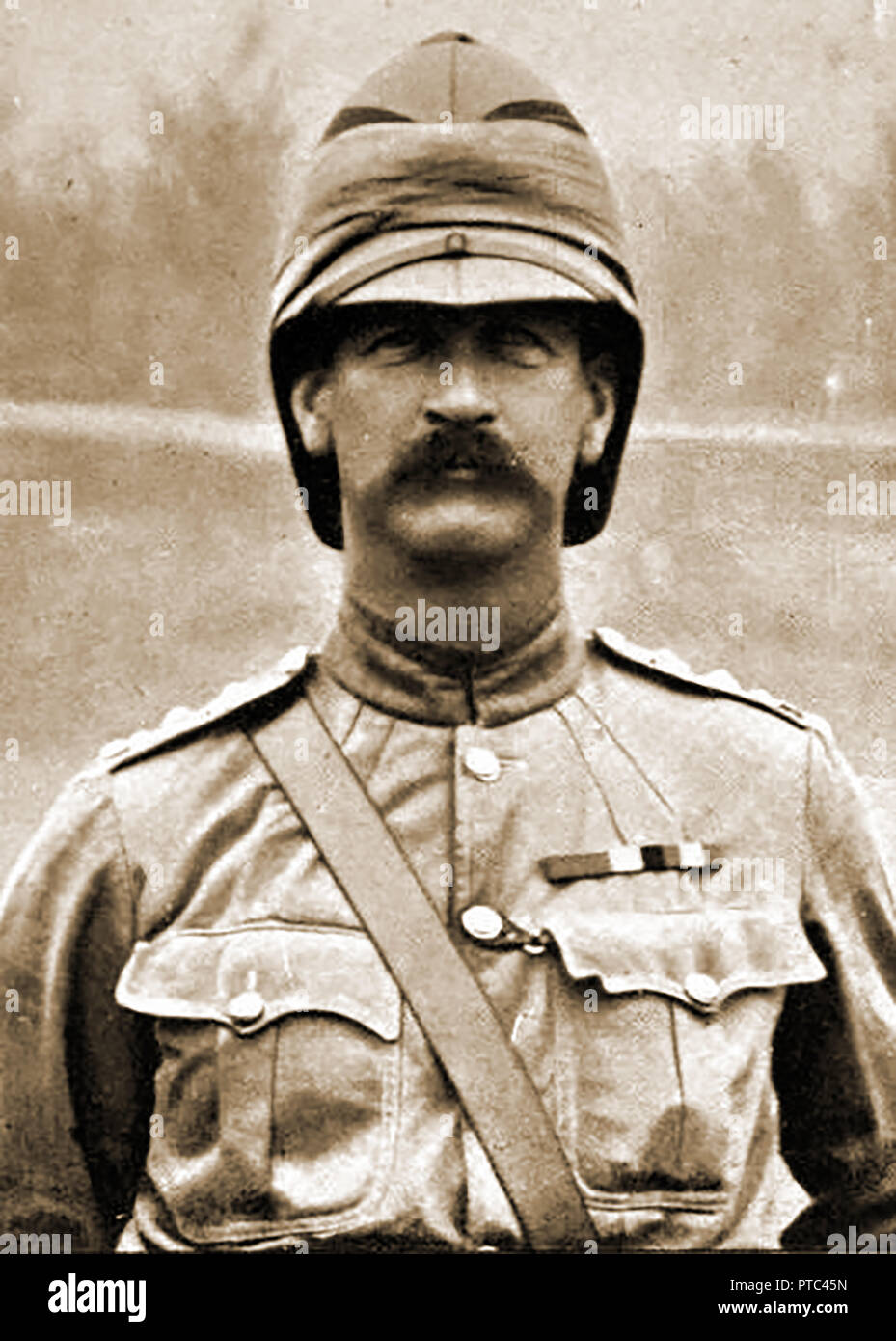 Northumberland,fusiliers, a 1900 portrait of  Lieutenant Colonel  C.G.C MONEY  commander 1st Battalion Stock Photo