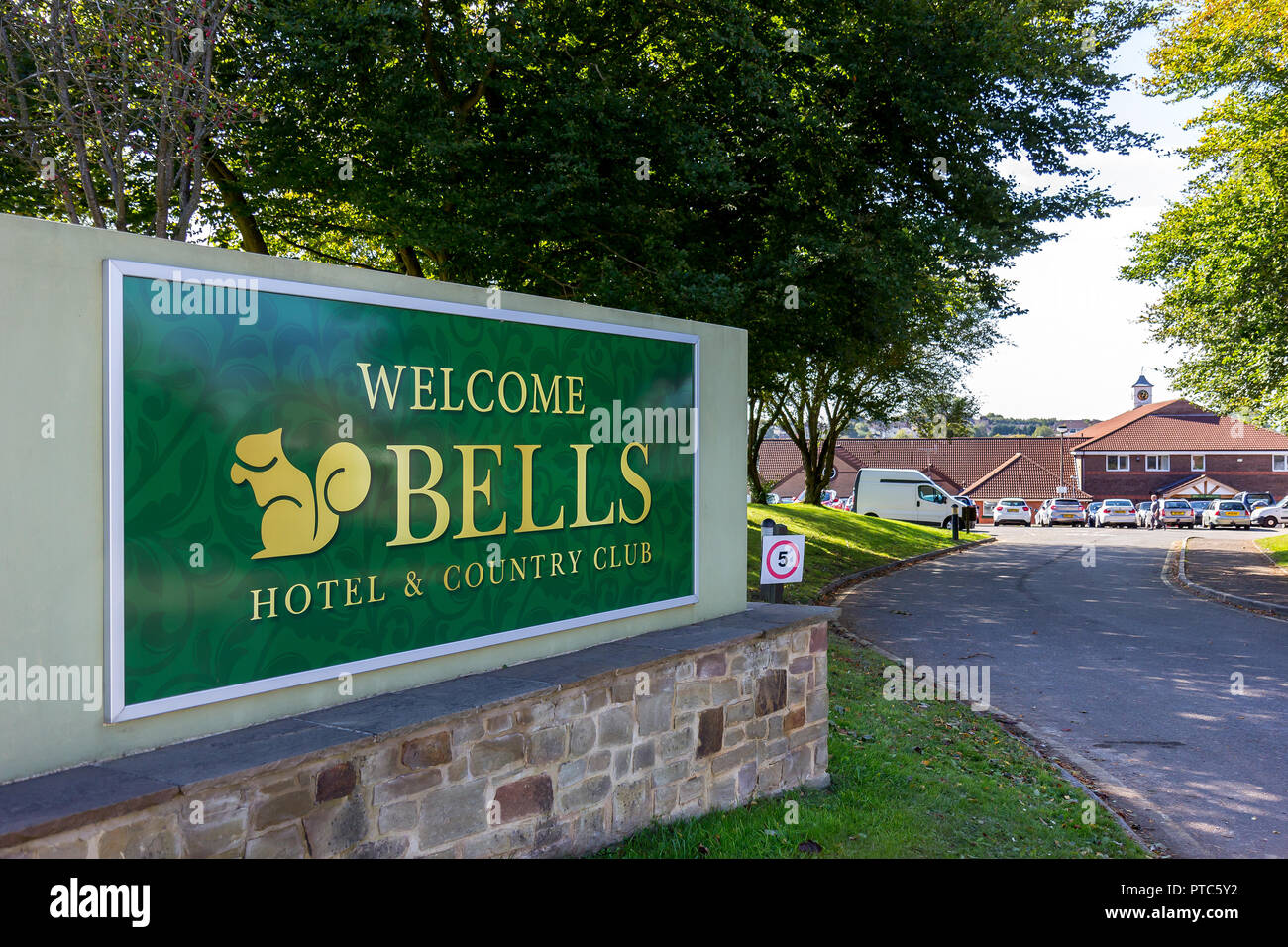 Bells hotel and country club, coleford hires stock photography and