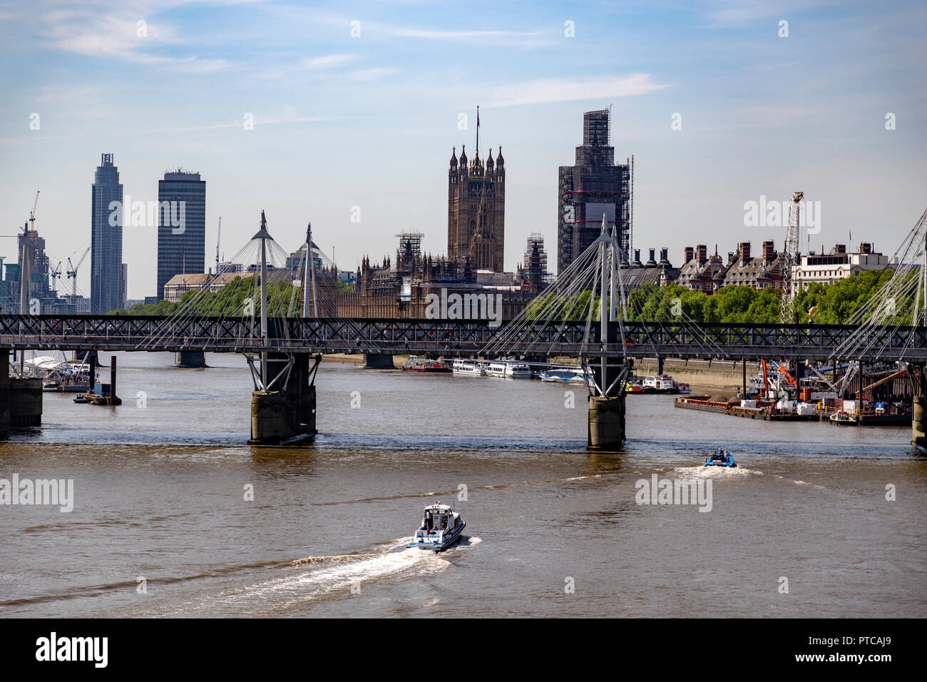 View from Waterloo Bridge, London, England, UK Stock Photo - Alamy