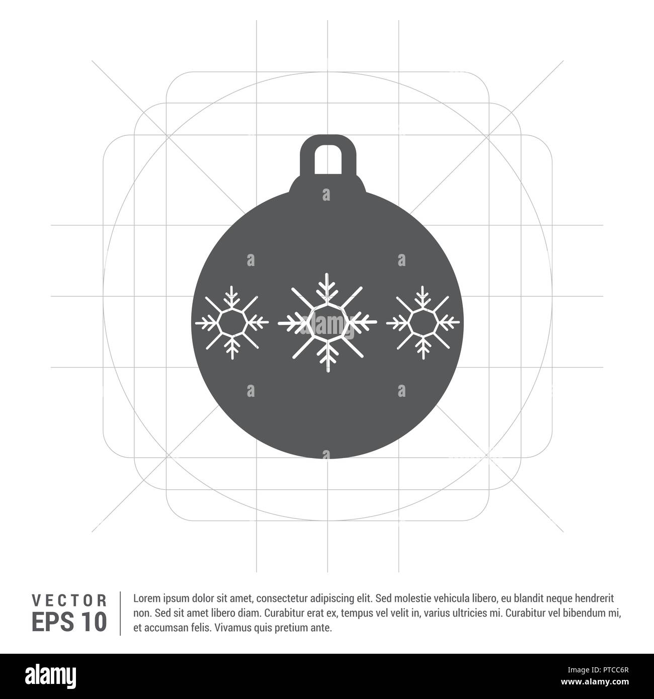 Christmas Ball Icon Stock Vector Image & Art - Alamy