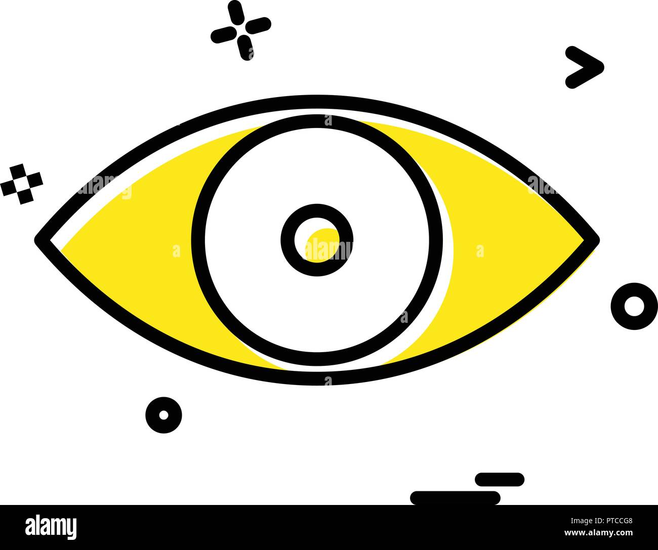 Eye icon design vector Stock Vector Image & Art - Alamy