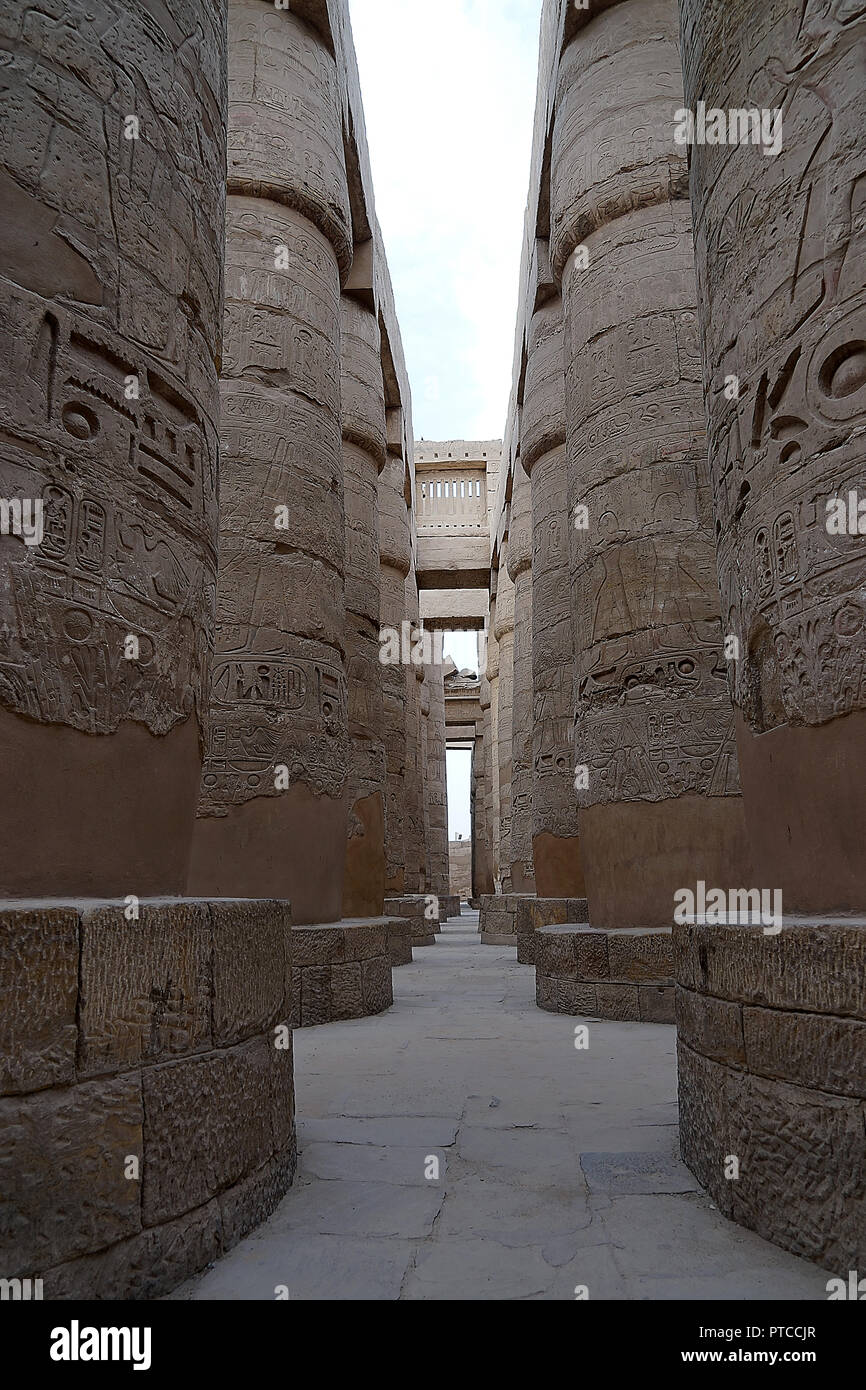 Karnak Temple Egypt Luxor Ruin Pharaoh Archeology Stock Photo - Alamy