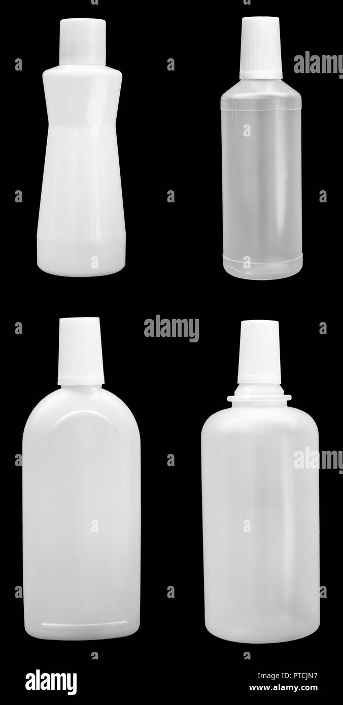 Empty hair care bottles Black and White Stock Photos & Images Alamy