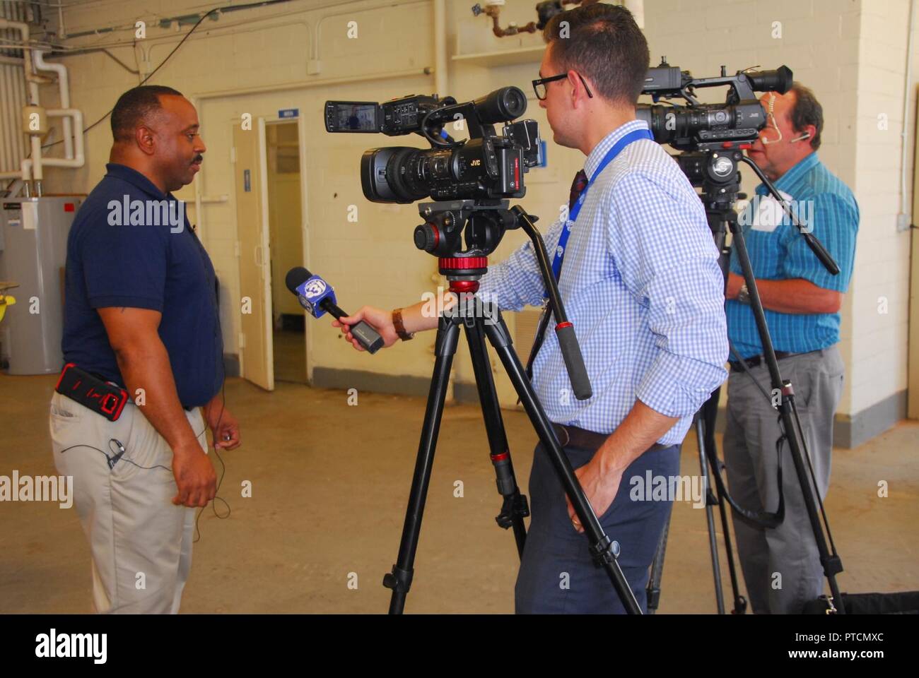 Mark Hammond, CARAWest supervisory program manager, is interviewed by