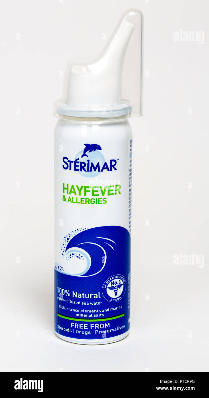 Sterimar Isotonic Nasal hygiene Spray Stock Photo Alamy
