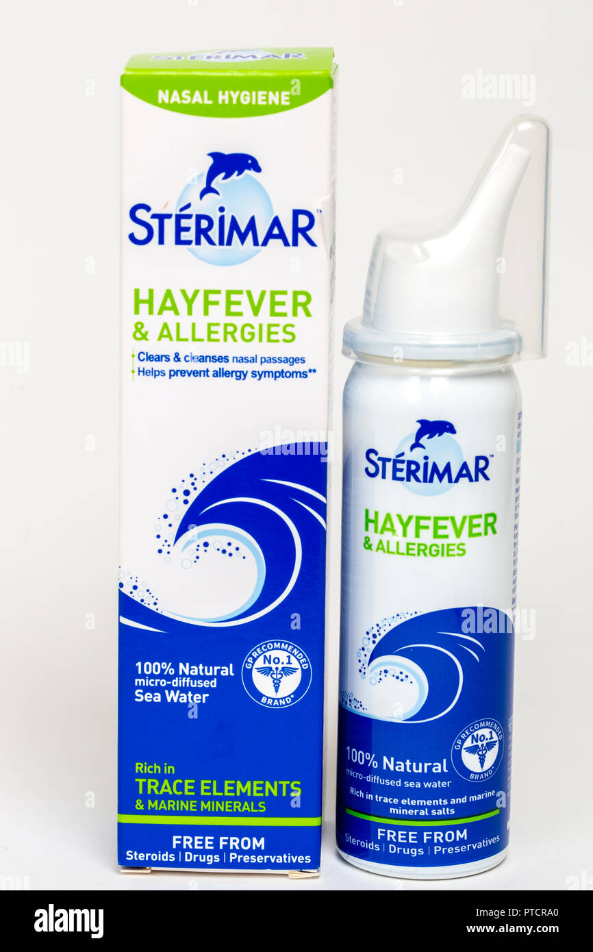 Sterimar Isotonic Nasal hygiene Spray Stock Photo - Alamy