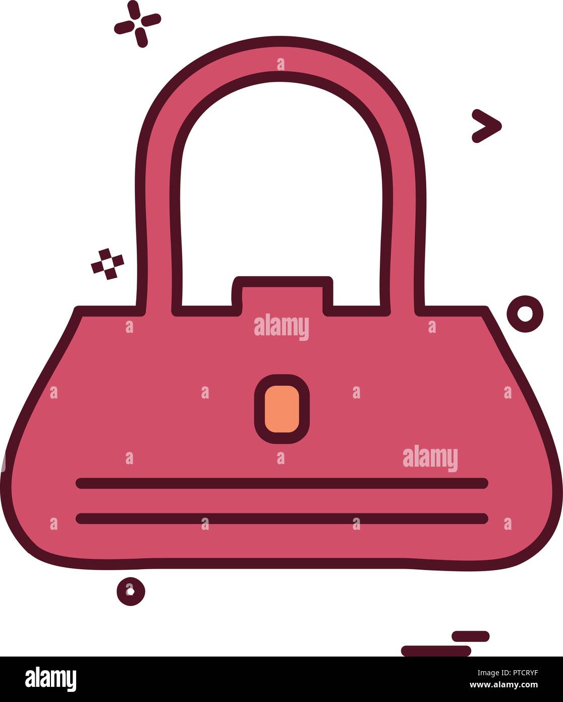 Bag icon design vector Stock Vector Image & Art - Alamy