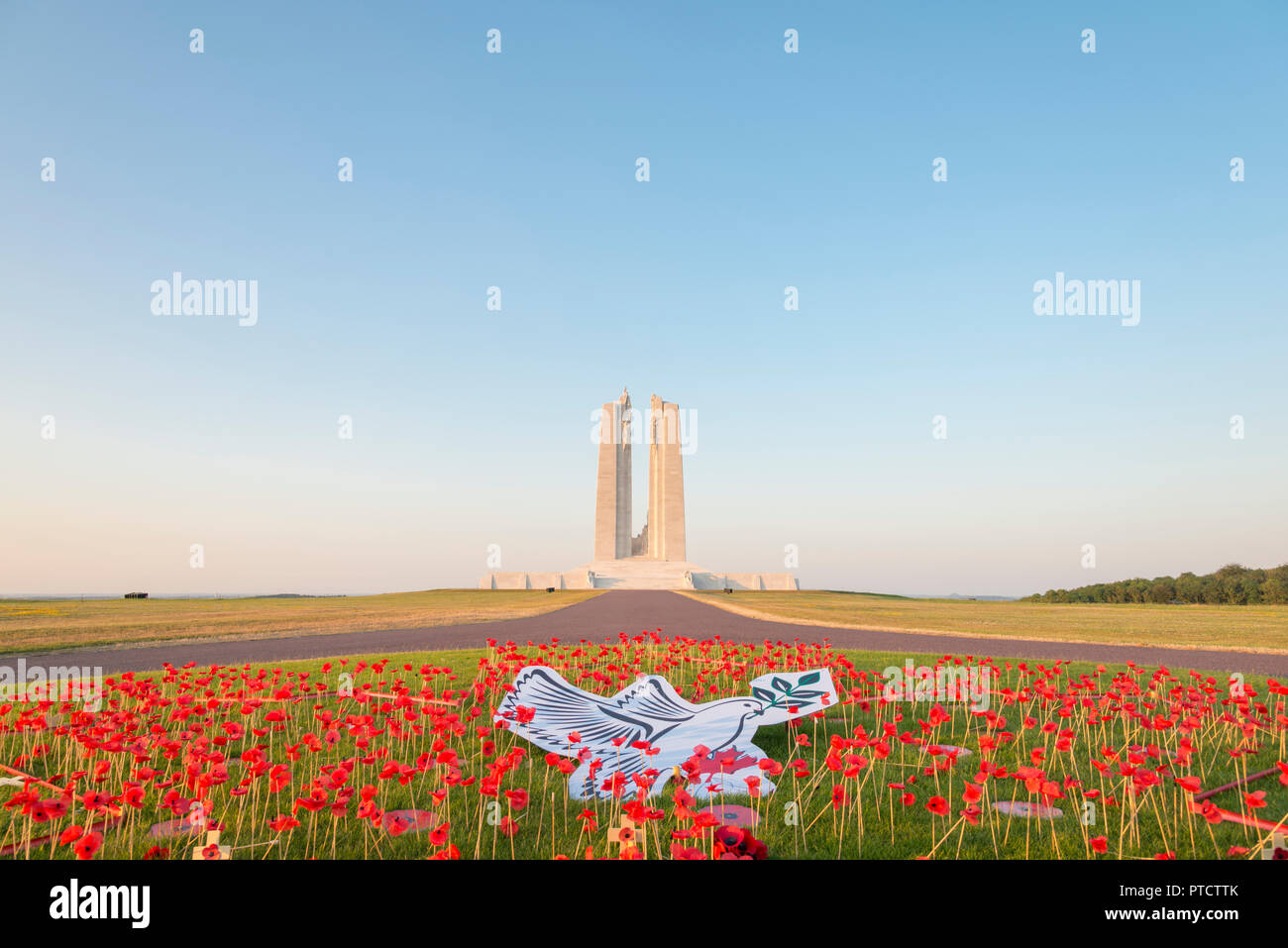 The Canadian Memorial at Vimy Ridge, France Stock Photo - Alamy