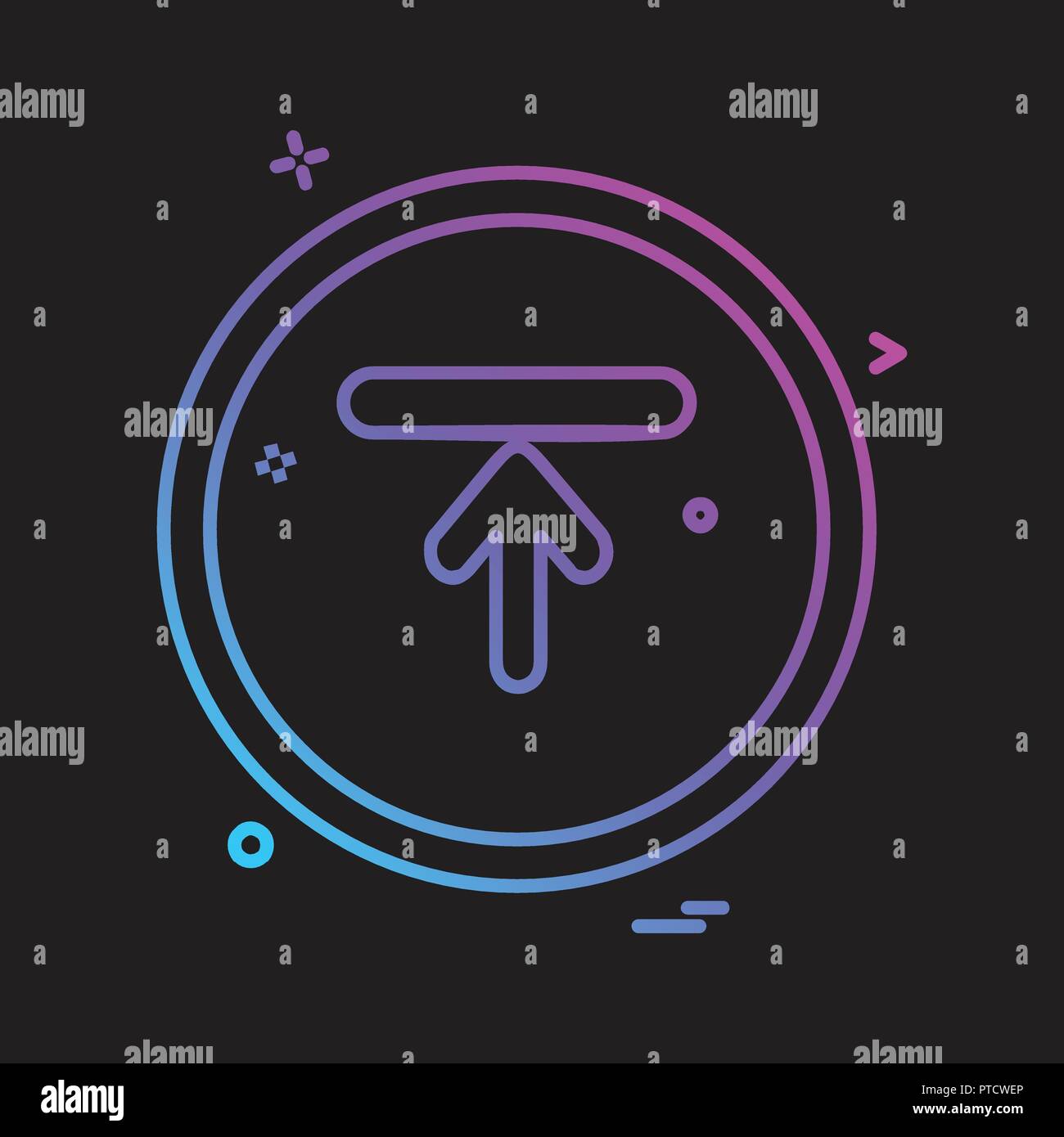Arrows icon design vector Stock Vector Image & Art - Alamy