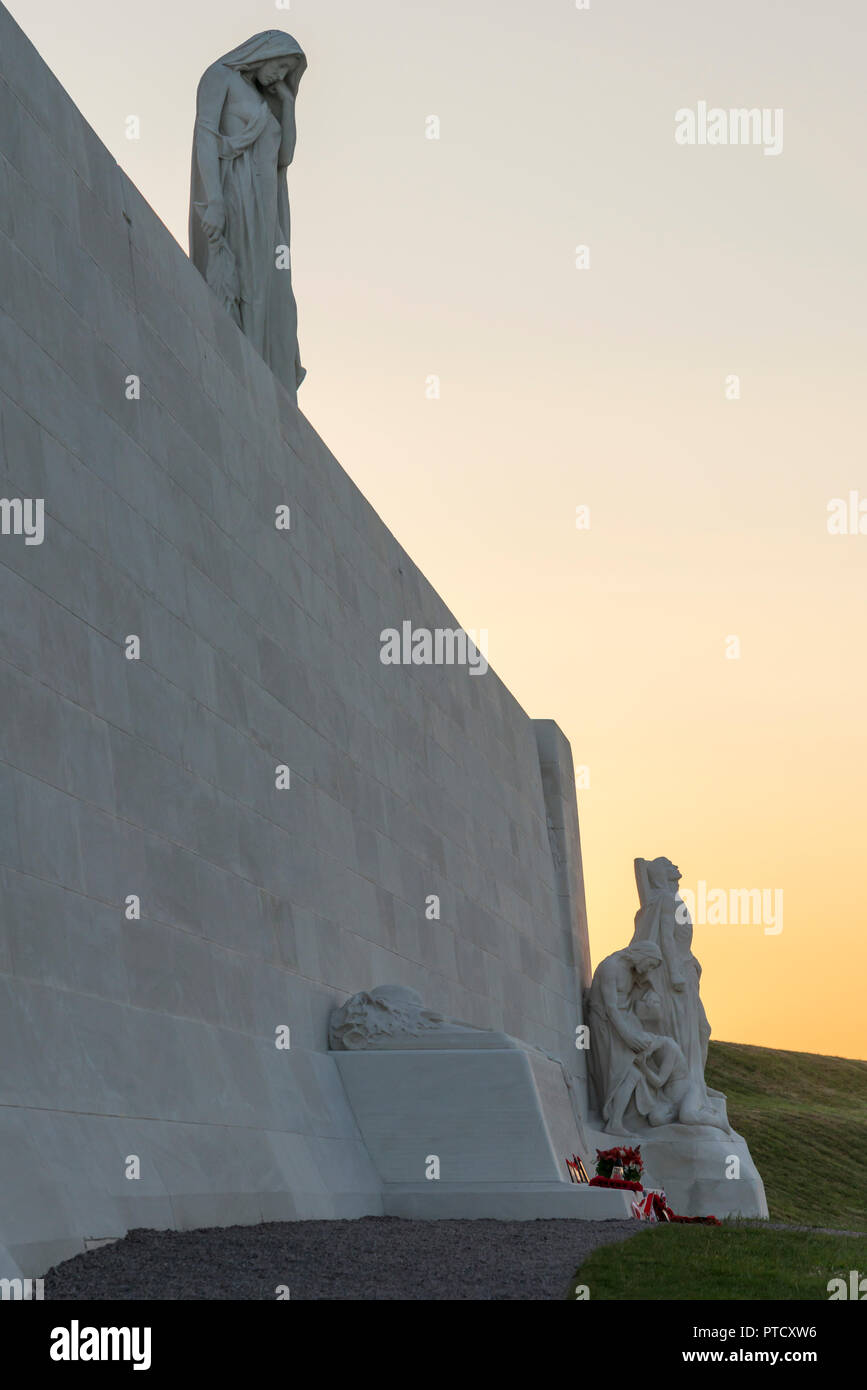 The Canadian Memorial at Vimy Ridge, France Stock Photo - Alamy