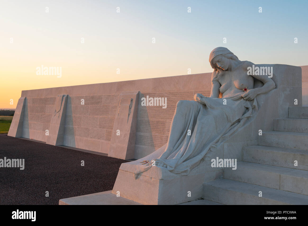 The Canadian Memorial at Vimy Ridge, France Stock Photo - Alamy