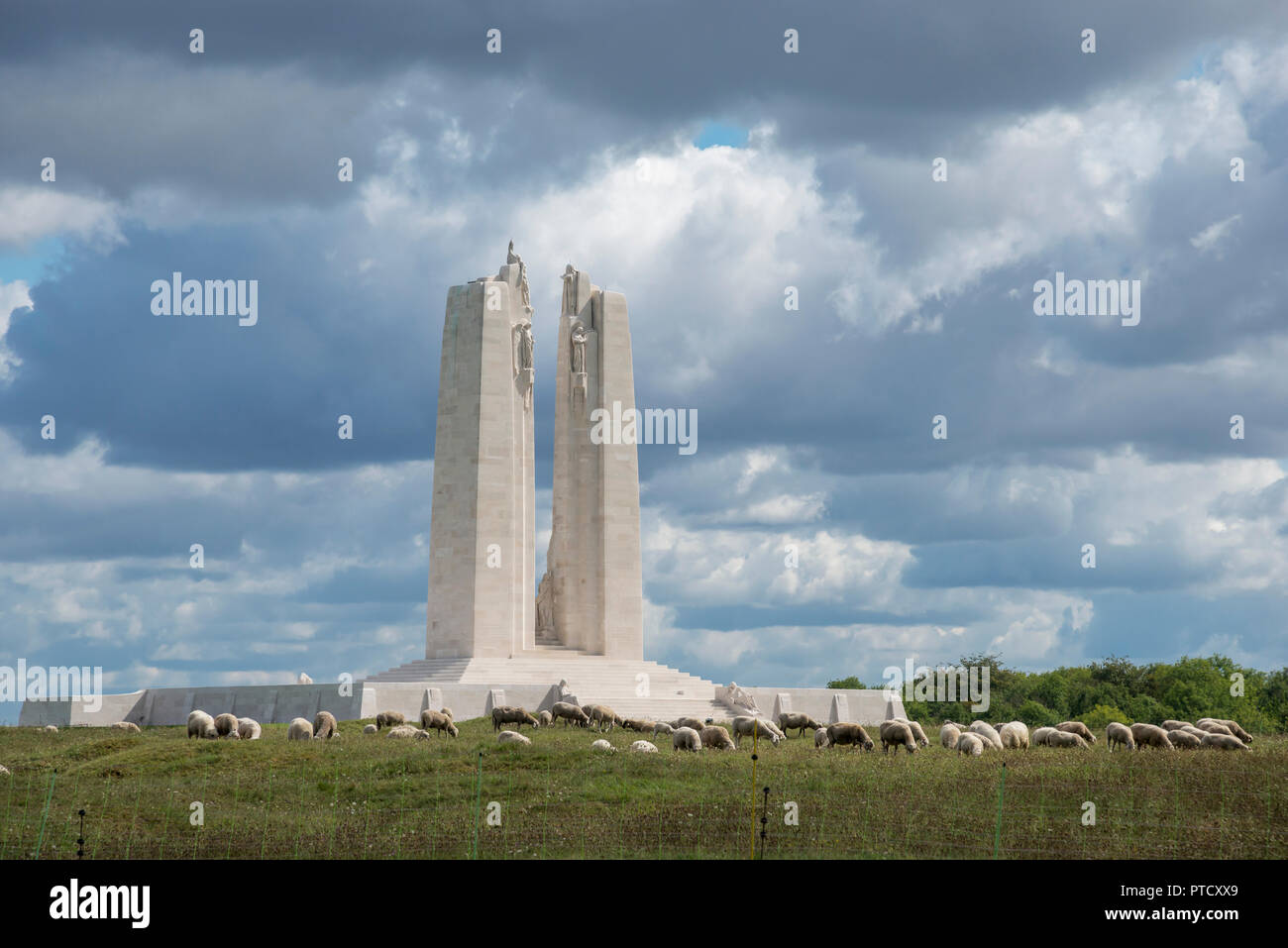 The Canadian Memorial at Vimy Ridge, France Stock Photo - Alamy