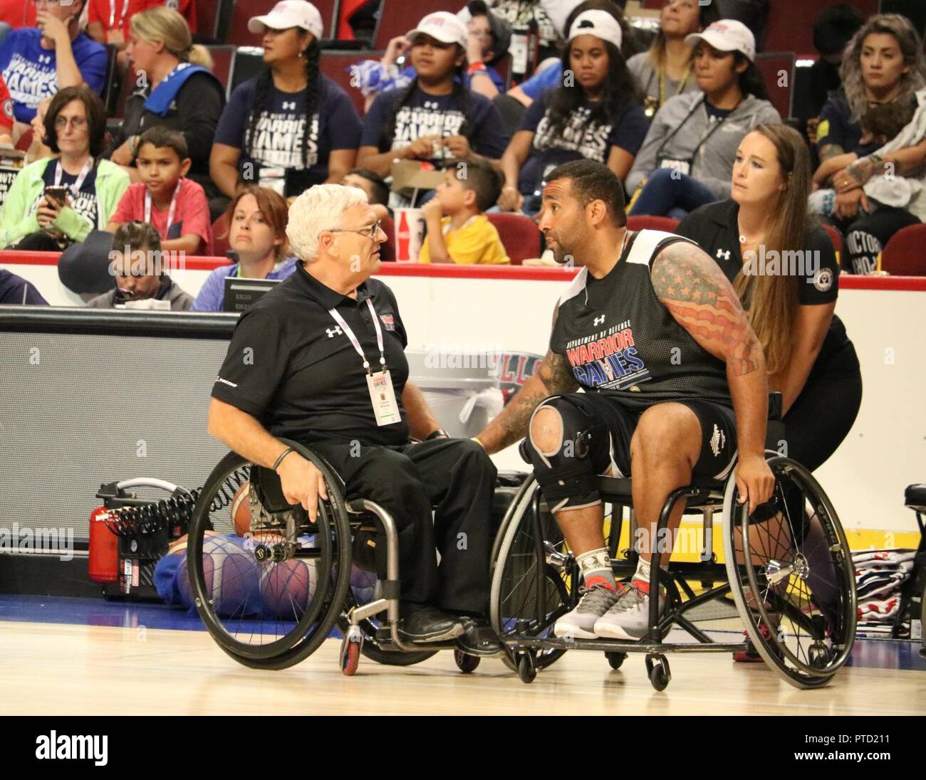Christopher Reed Wheelchar Team Army wheelchair basketball coach Rodney Williams and U.S. Army Sgt ...