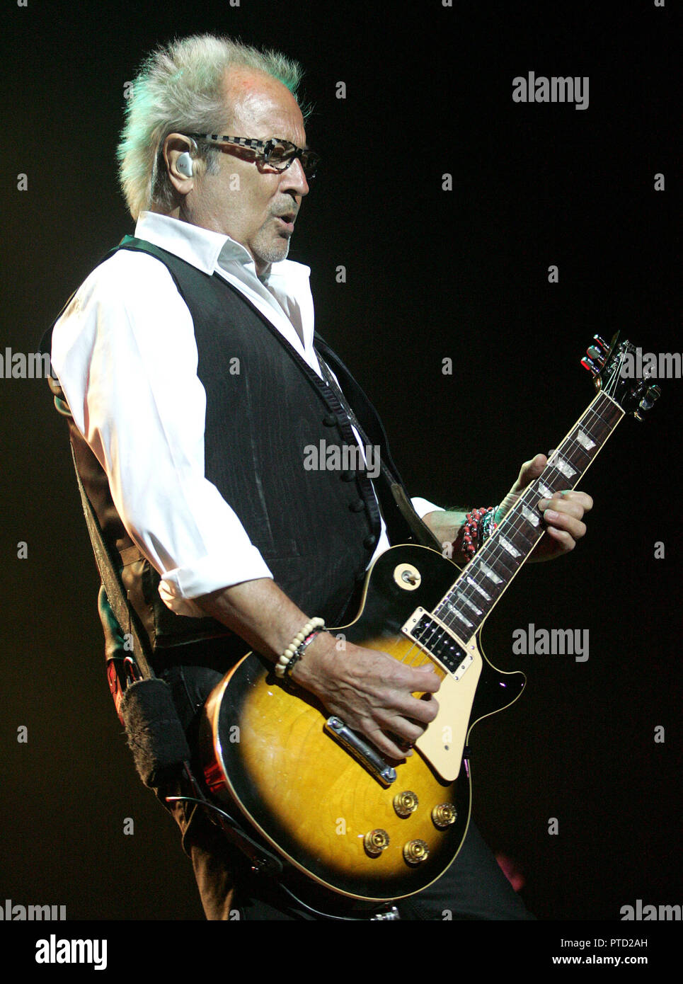 Mick Jones with Foreigner performs in concert at the Seminole Hard Rock