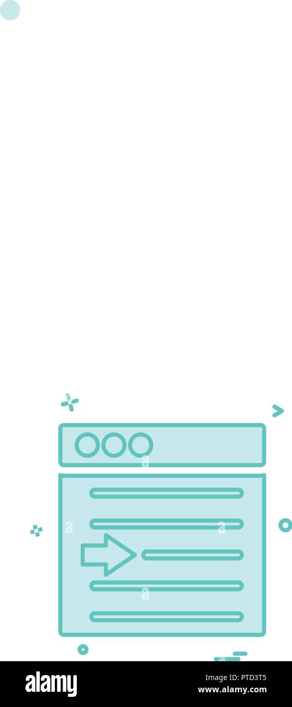 Web layouts icon design vector Stock Vector Image & Art - Alamy