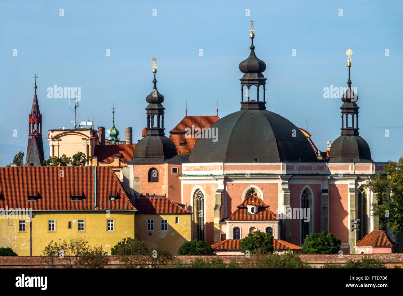 Augustinian Monastery at Karlov, Prague Czech Republic Stock Photo