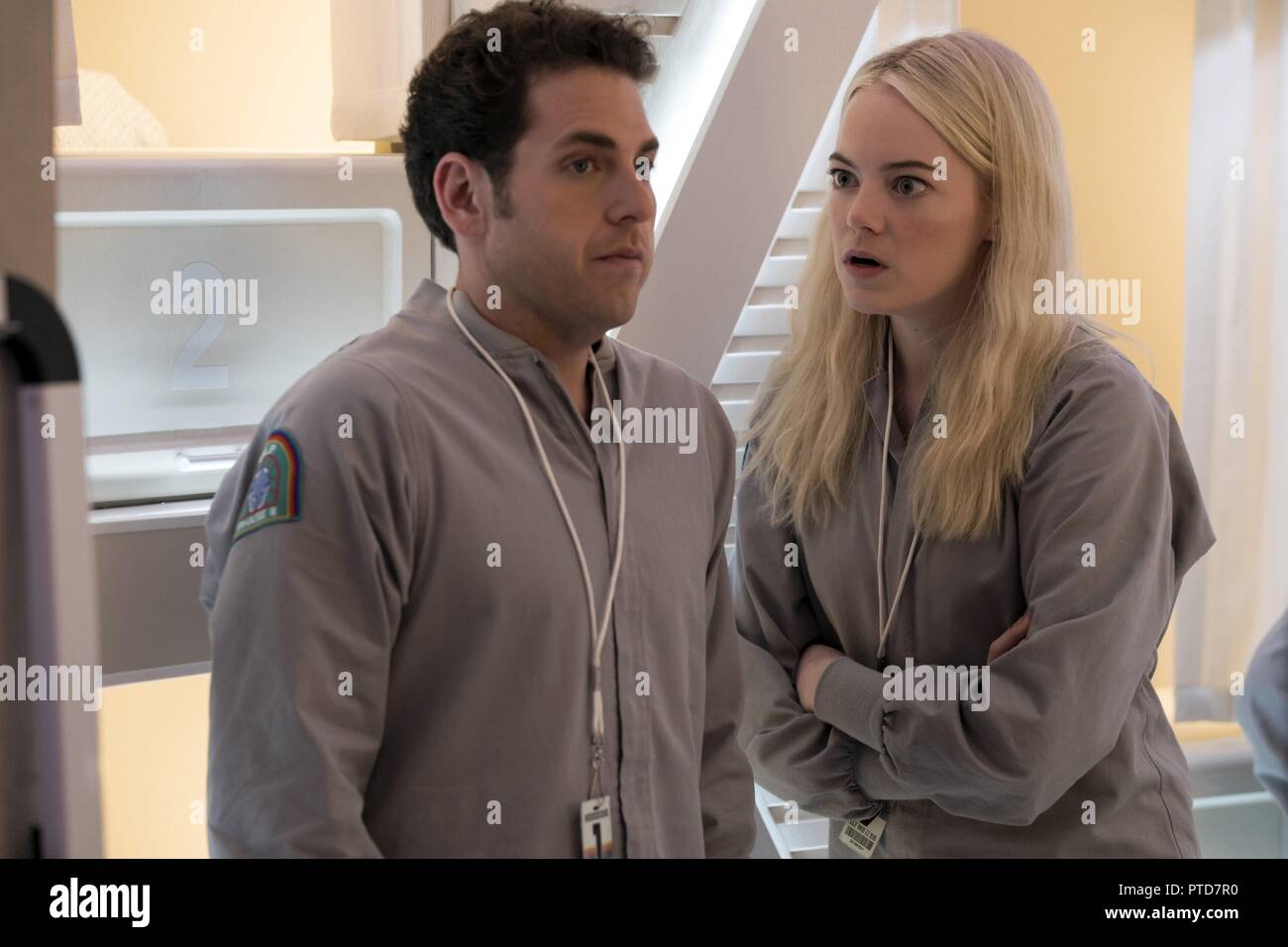 Original film title: MANIAC. English title: MANIAC. Year: 2018. Director: CARY FUKUNAGA. Stars: JONAH HILL; EMMA STONE. Credit: PARAMOUNT TELEVISION / Album Stock Photo