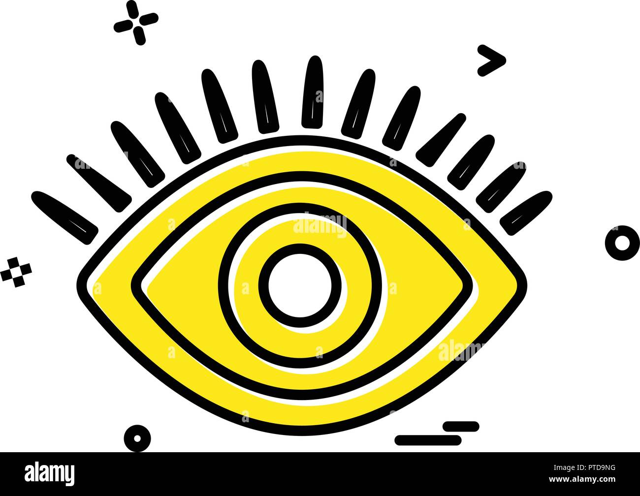 Eye icon design vector Stock Vector Image & Art - Alamy