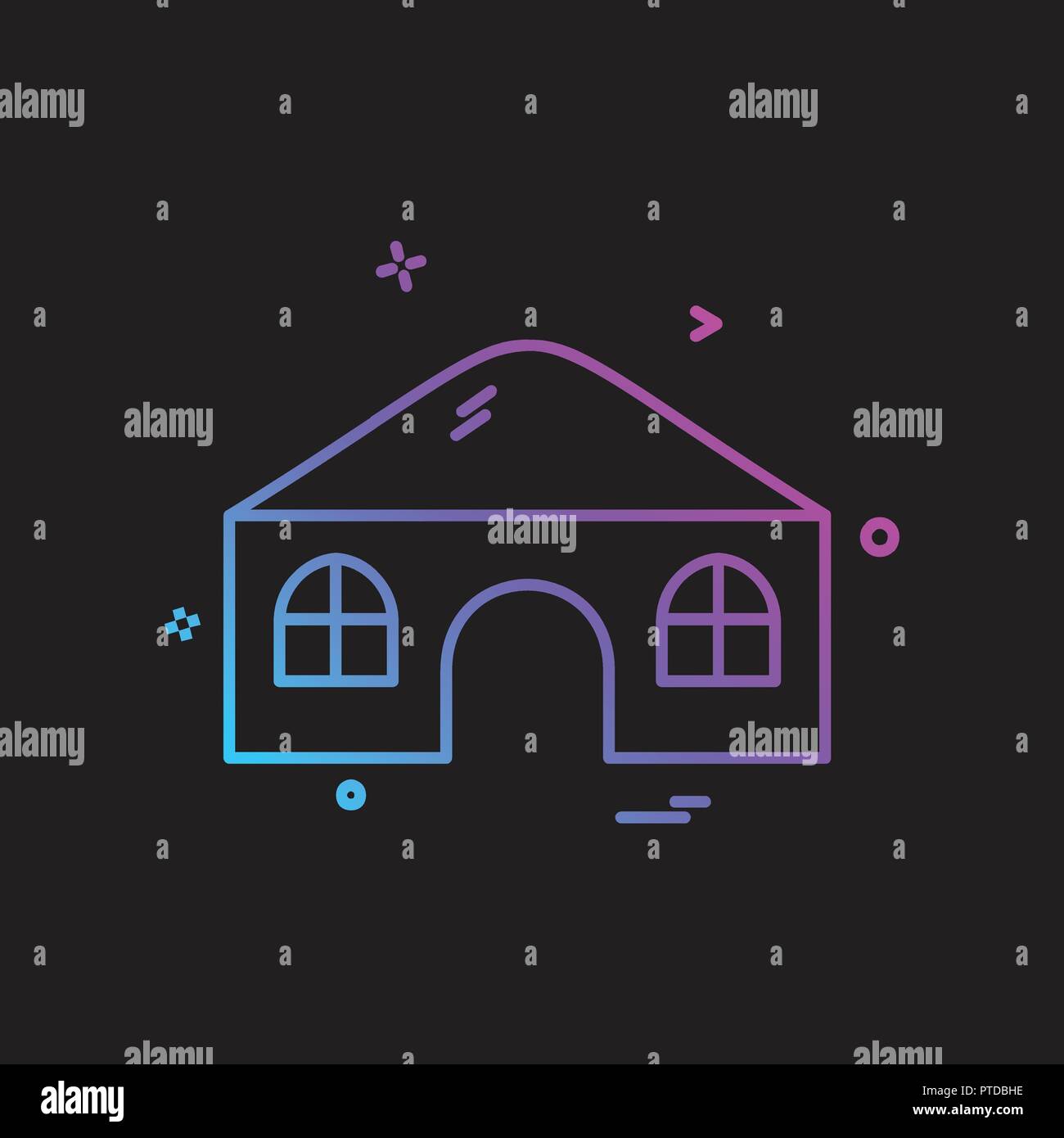 Home icon design vector Stock Vector Image & Art - Alamy