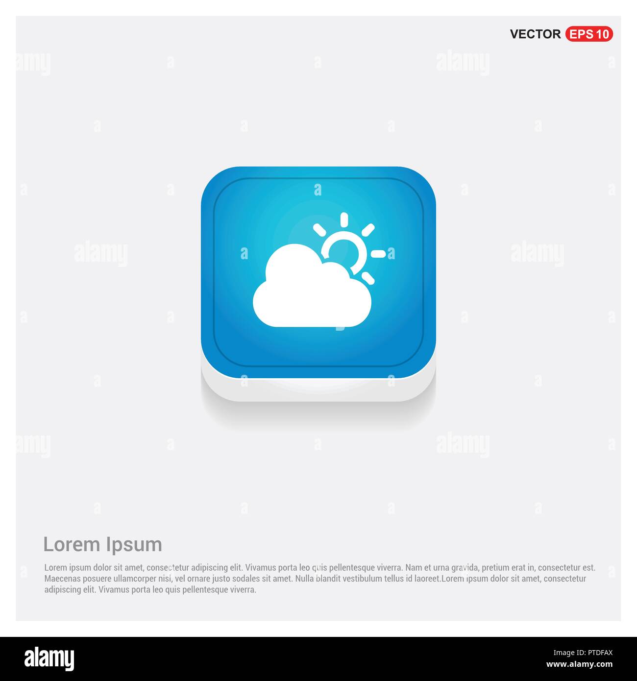 Sun Cloud Icon Stock Vector Image & Art - Alamy