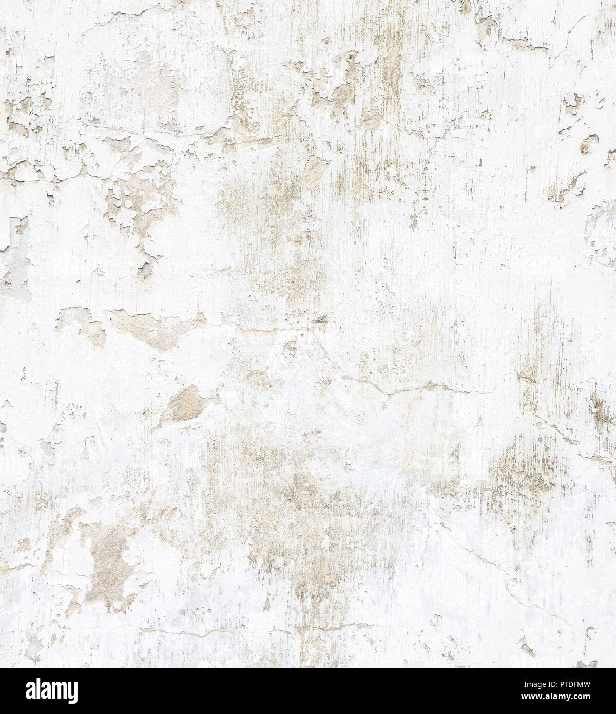 White concrete wall with peeling paint. Grunge background Stock Photo ...