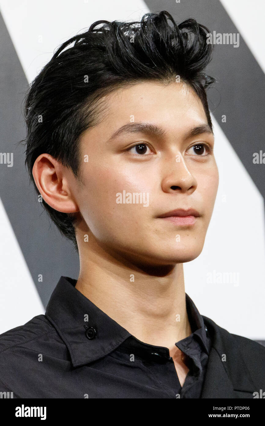 Japanese actor Gordon Maeda attends a promotional event in Tokyo for