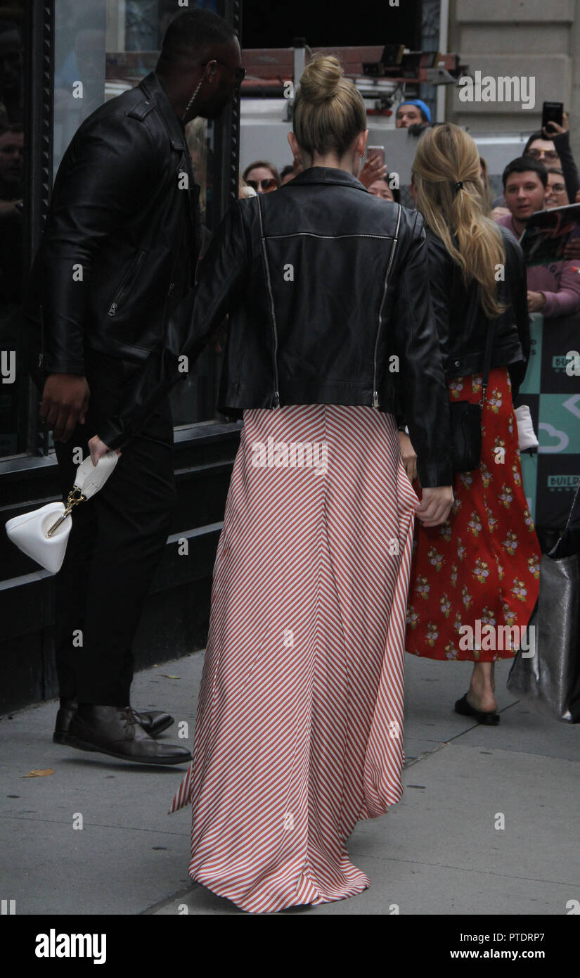 New York, NY, USA. 8th Oct, 2018. Lili Reinhart at Build Series promoting the new season of the CW's Riverdale at Build Series in New York City on October 08, 2018. Credit: Rw/Media Punch/Alamy Live News Stock Photo