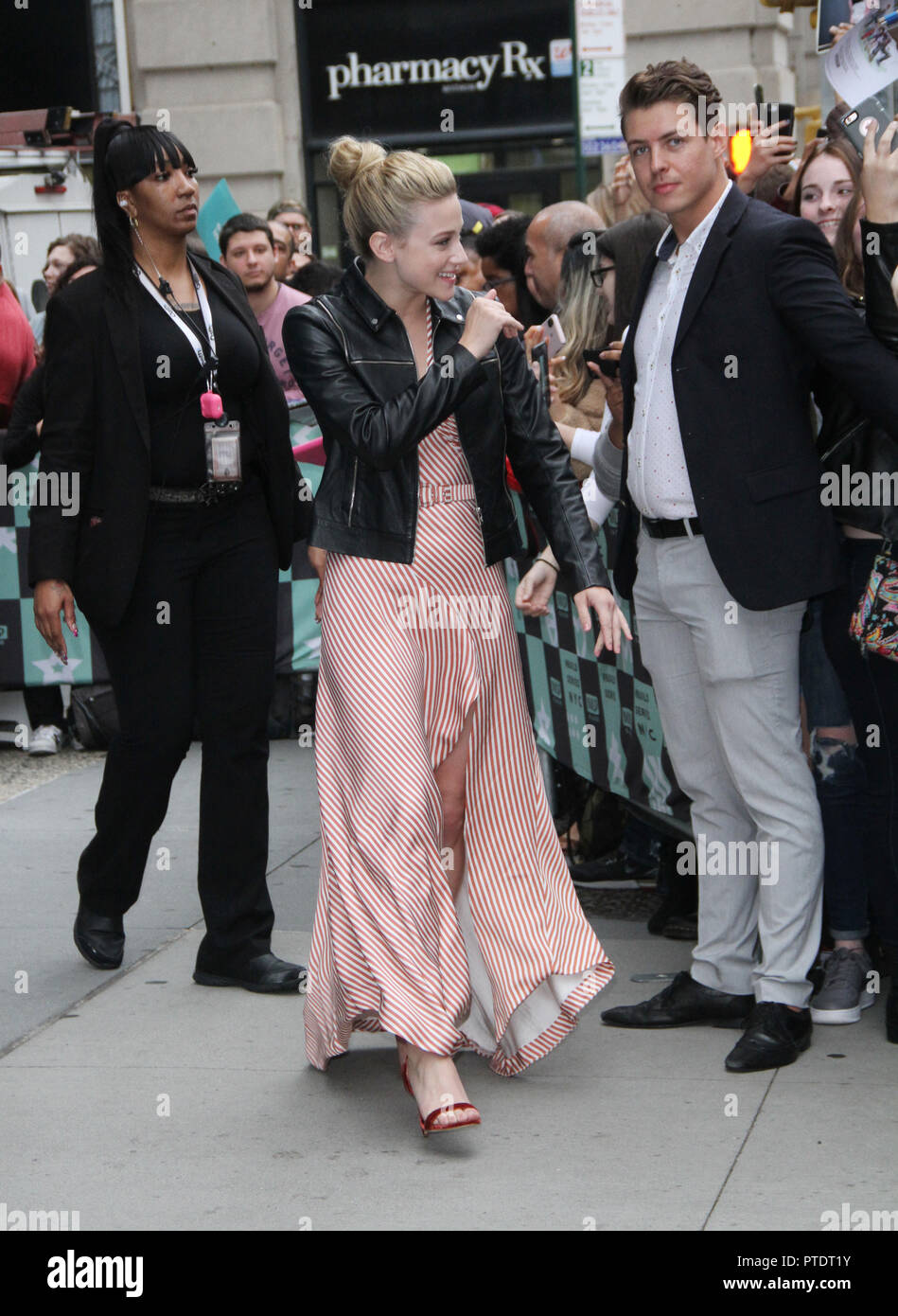 New York, NY, USA. 8th Oct, 2018. Lili Reinhart at Build Series promoting the new season of the CW's Riverdale at Build Series in New York City on October 08, 2018. Credit: Rw/Media Punch/Alamy Live News Stock Photo