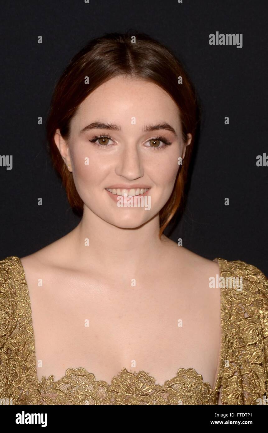 Los Angeles, CA, USA. 8th Oct, 2018. Kaitlyn Dever at arrivals for