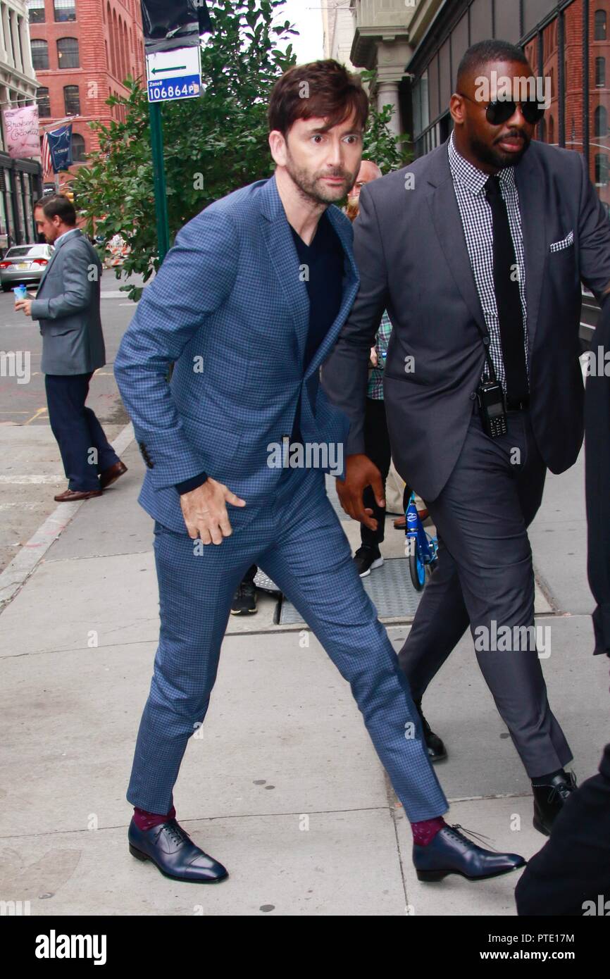 New York, NY, USA. 9th Oct, 2018. David Tennant at BUILD SERIES on October  9, 2018 in New York City. Credit: Diego Corredor/Media Punch/Alamy Live News  Stock Photo - Alamy