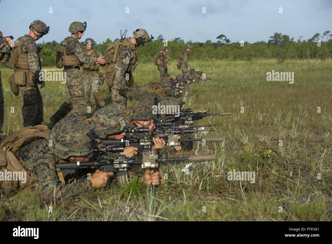 U.S. Marines with 1st Battalion, 6th Marine Regiment, 2nd Marine