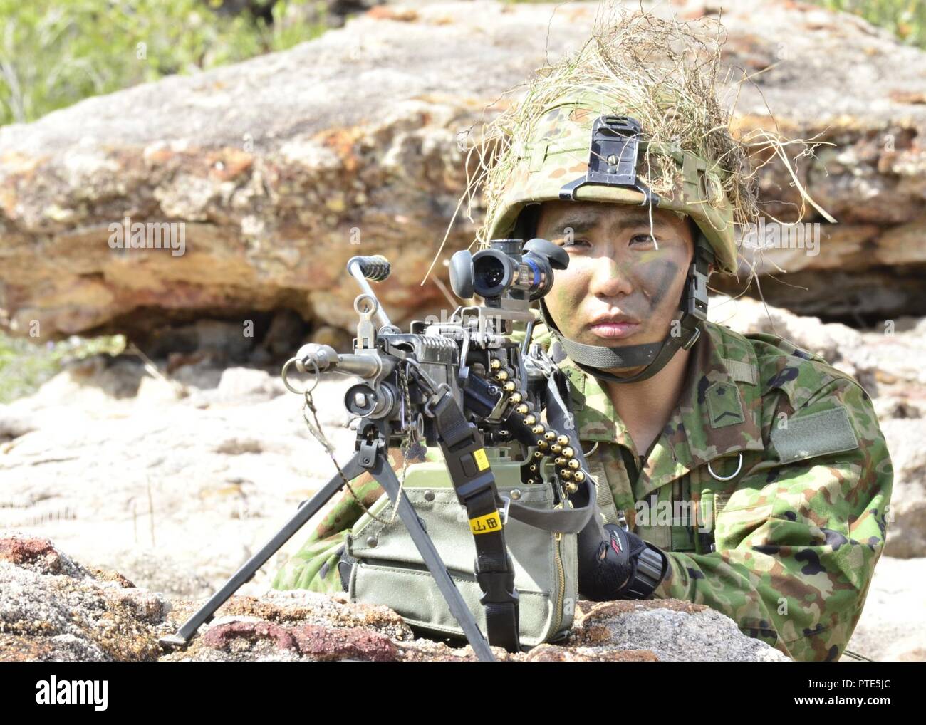 The japanese self defense force has one airborne brigade hi-res