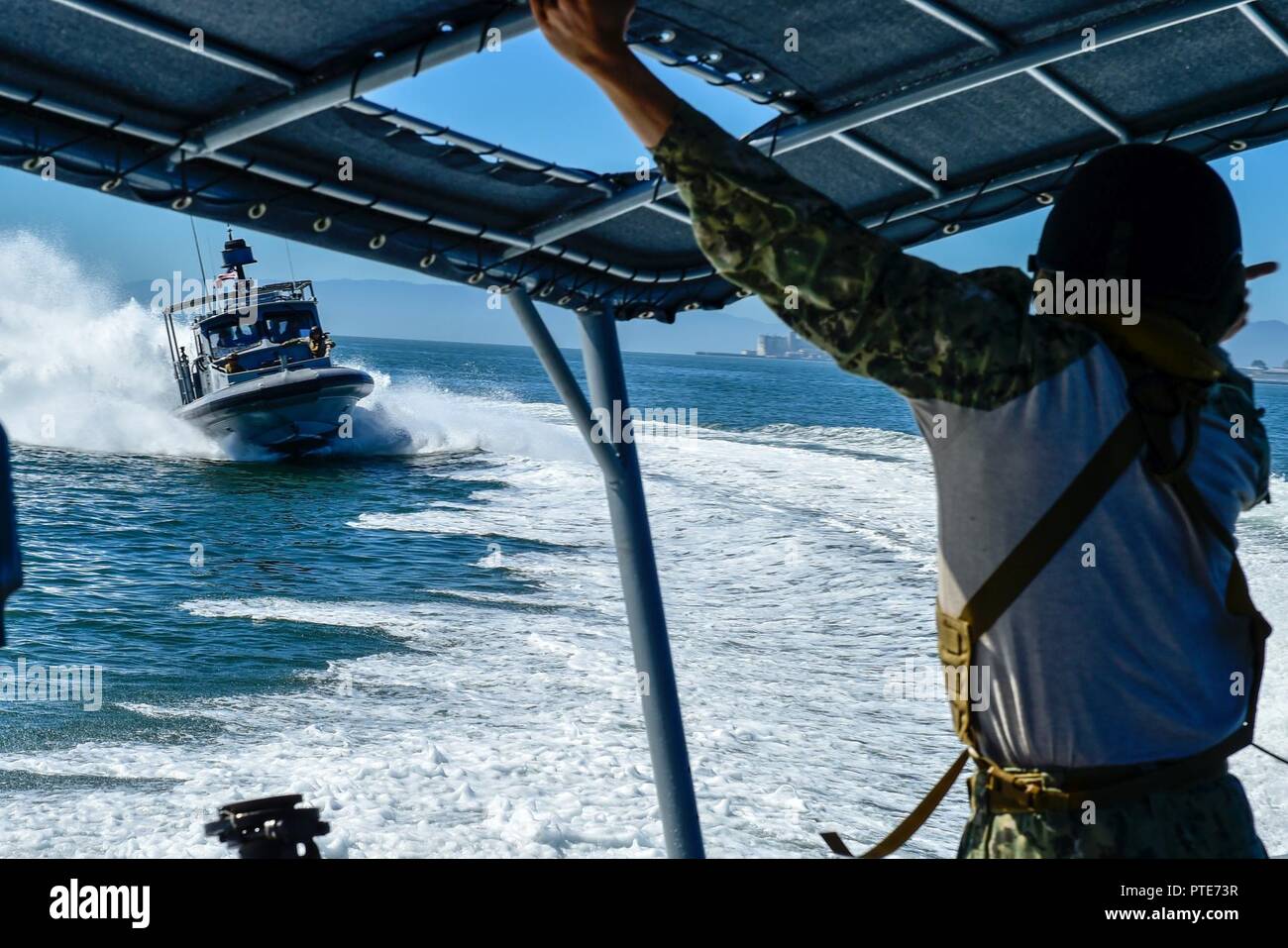 Calif. (July 15, 2017) Boatswain's Mate 2nd Class Phillip Tank of
