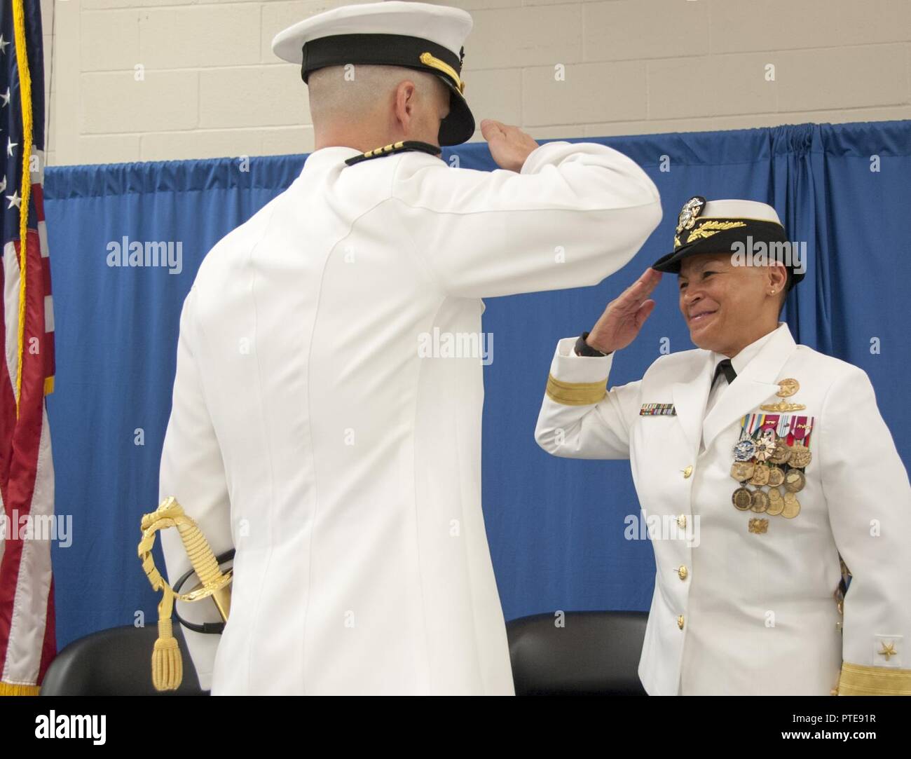 Tenn. (July 14, 2017) Capt. David Bryson, outgoing commanding officer ...