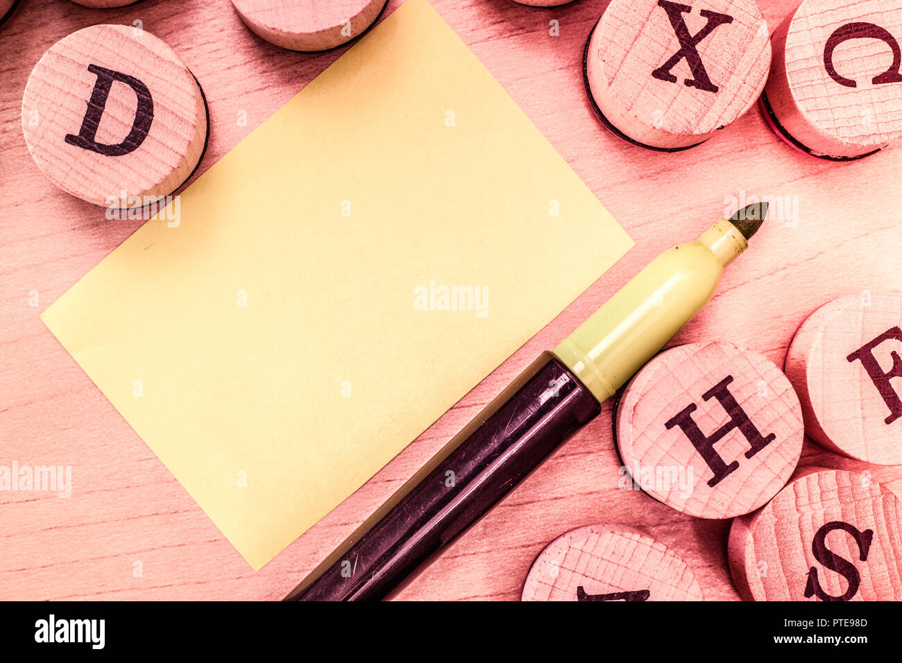 Rub alphabet hi-res stock photography and images - Alamy