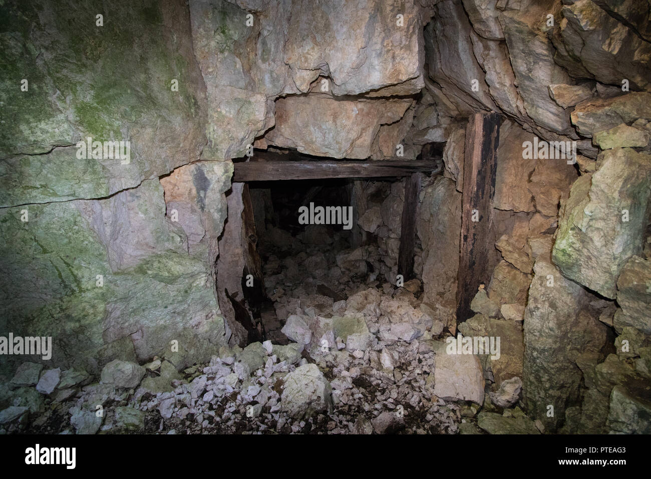 bunker carved into a rock Stock Photo - Alamy