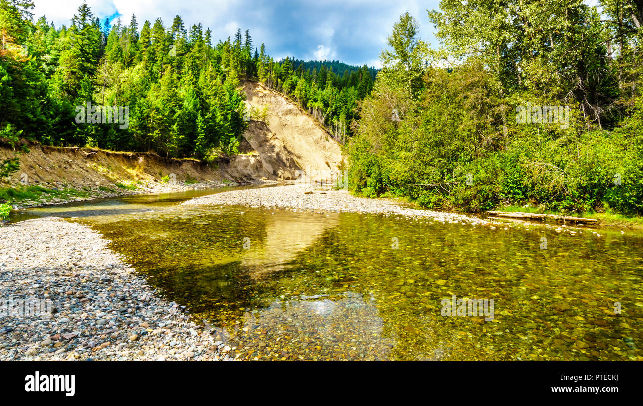 Because of the low water levels in early September the Coldwater River