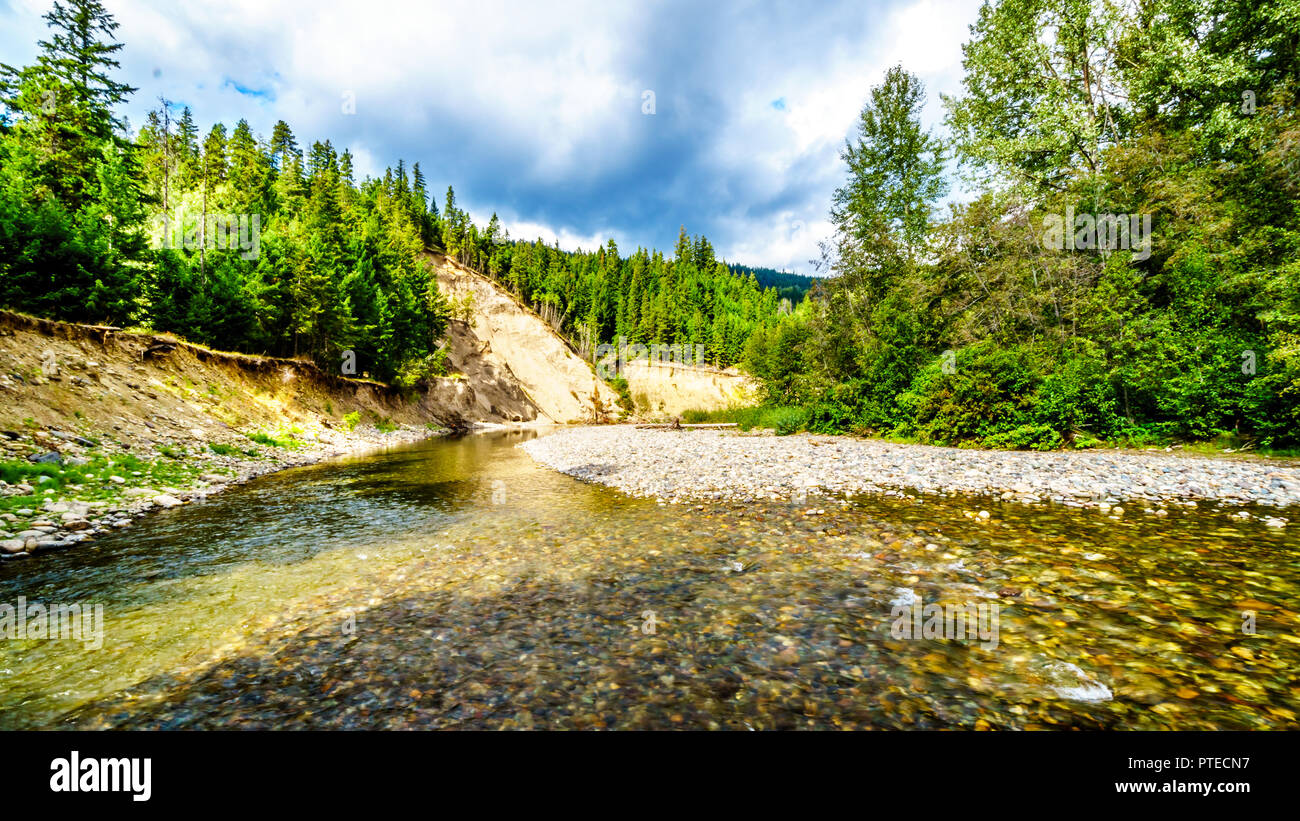Because of the low water levels in early September the Coldwater River