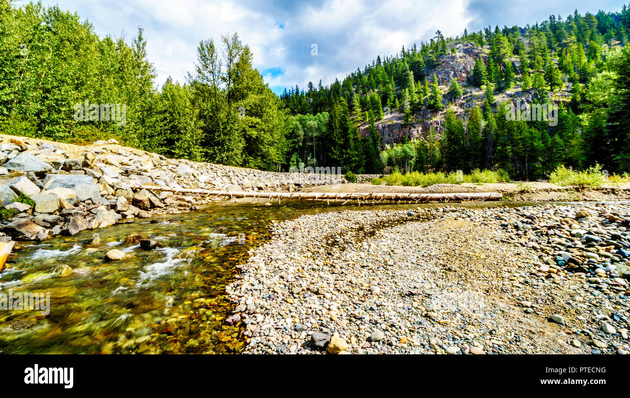 Because of the low water levels in early September the Coldwater River