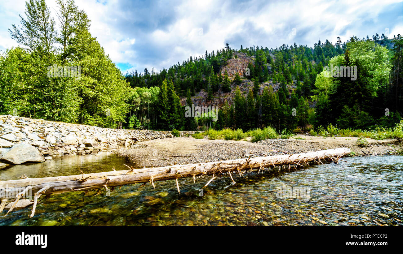 Because of the low water levels in early September the Coldwater River